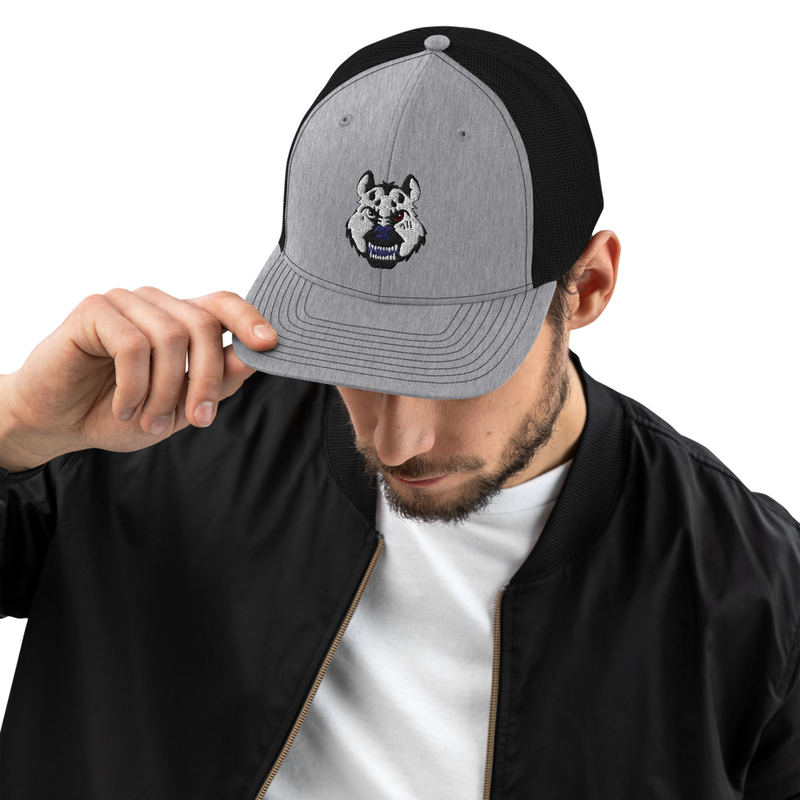Hyena Gang White Face Unisex Trucker 