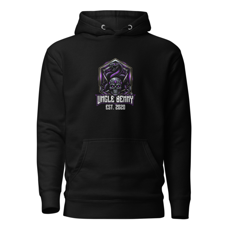 Uncle Benny ® Serpent Hex Crown Hoodie Neon Pink EST. 2020