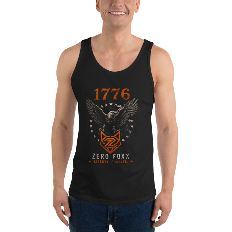 1776 — Liberty Forever | Tank Top — Black / XS