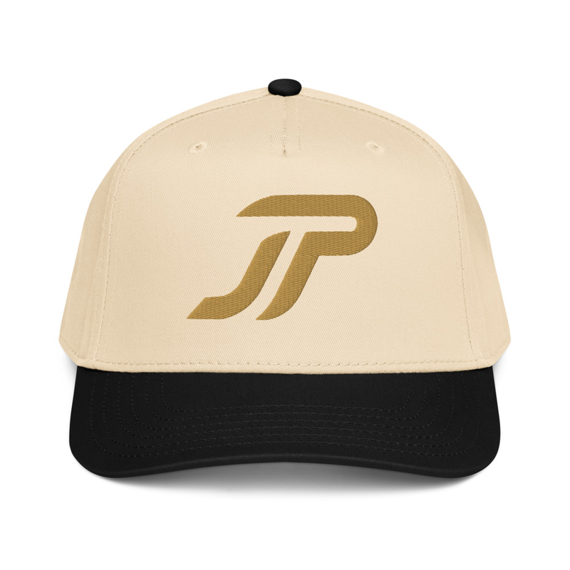 "JP" Signature Cap – One size, Black/Natural