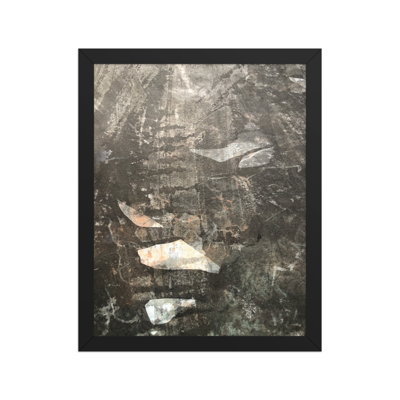 Perceptual Field 0037 — Shimmering Light — Framed Print