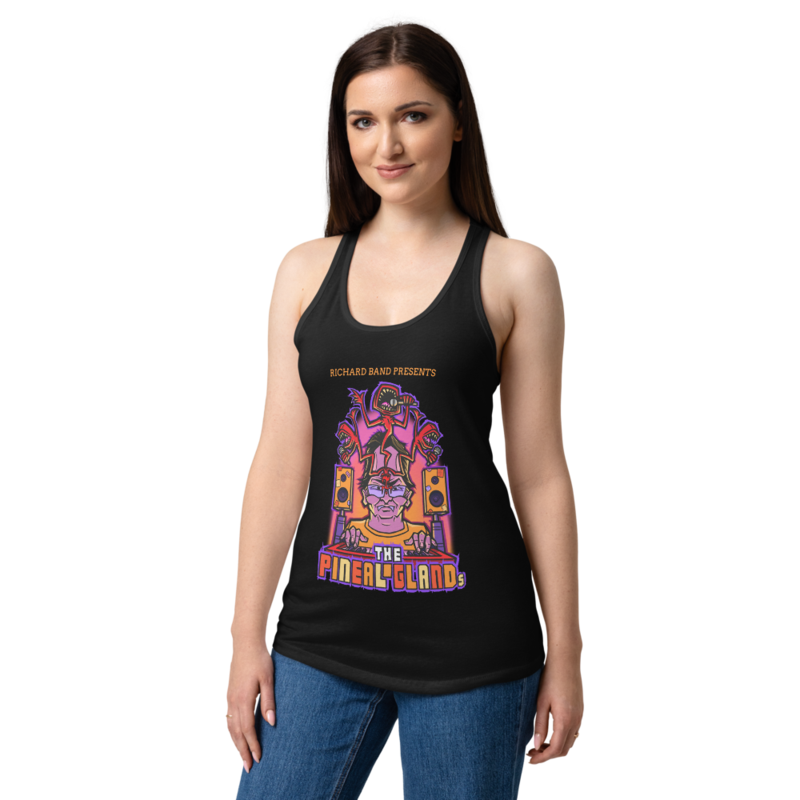"The Pineal Glands" Fitted Racerback Tank Top
