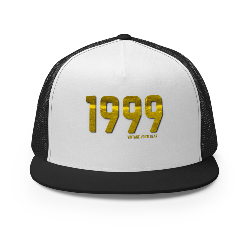 1999 Vintage Voice Trucker – One size, Black/ White/ Black