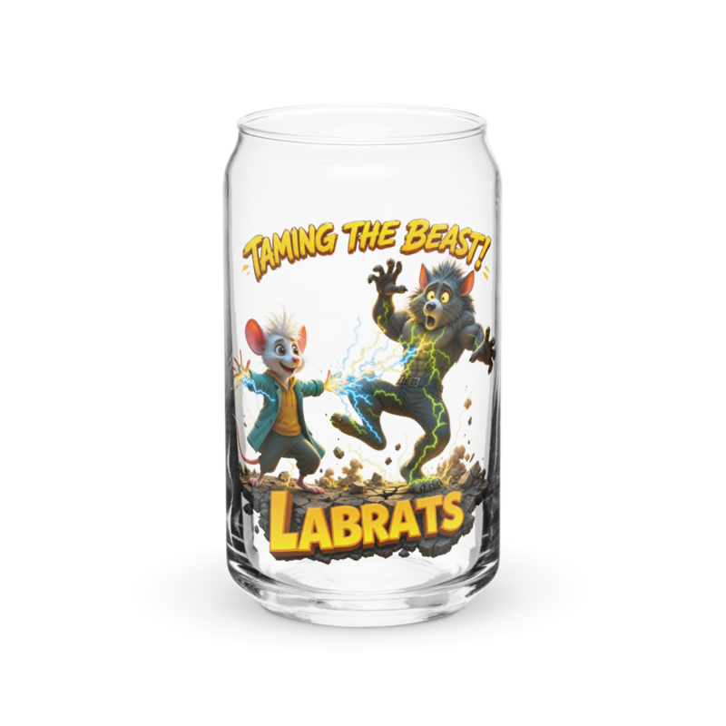 Taming The Beast 16oz Can Glass