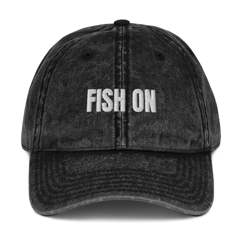 FISH ON Dad Hat mockup