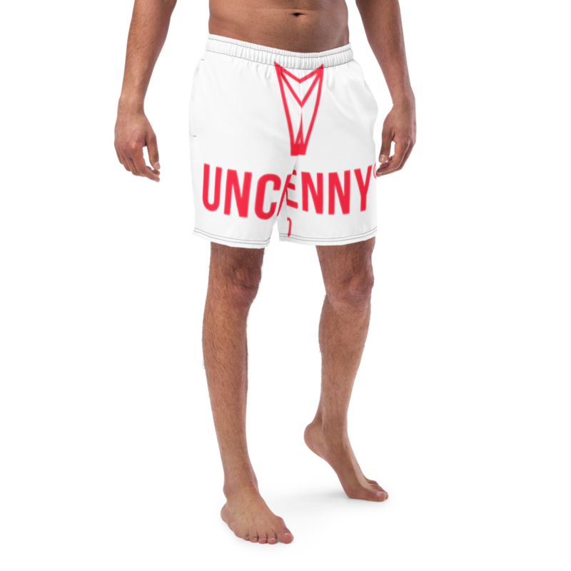 Uncle Benny ® Royal Swim Trunks Neon Red EST. 2020
