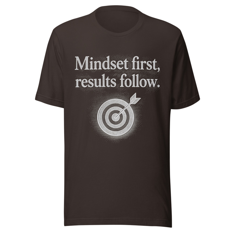 Mindset First Results Follow - Midnight Tone – S, Brown