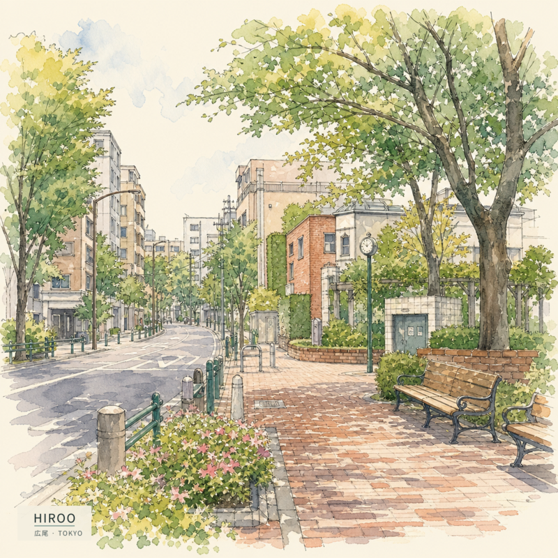 Hiroo(広尾)のアートワーク
