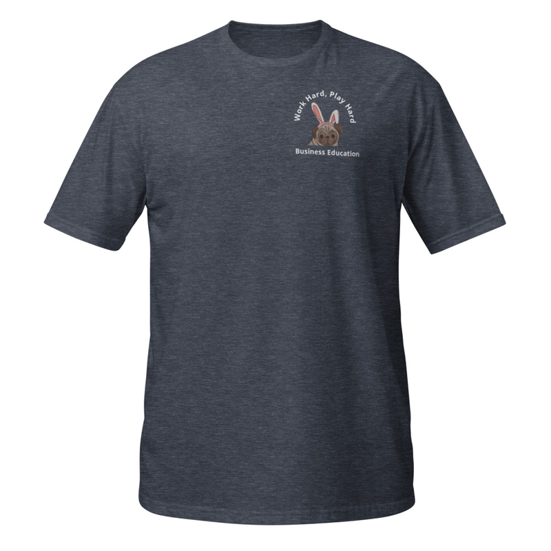 Business Education - Short-Sleeve Unisex T-Shirt – S, Heather Navy