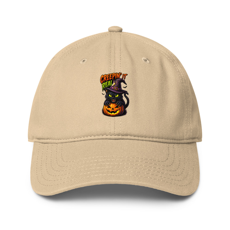 Creep'n it Real Low-profile baseball cap – One size, Khaki