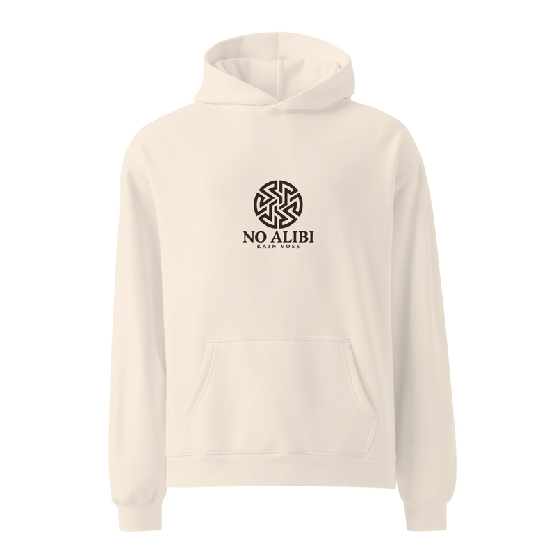 NO ALIBI Relaxed Hoodie