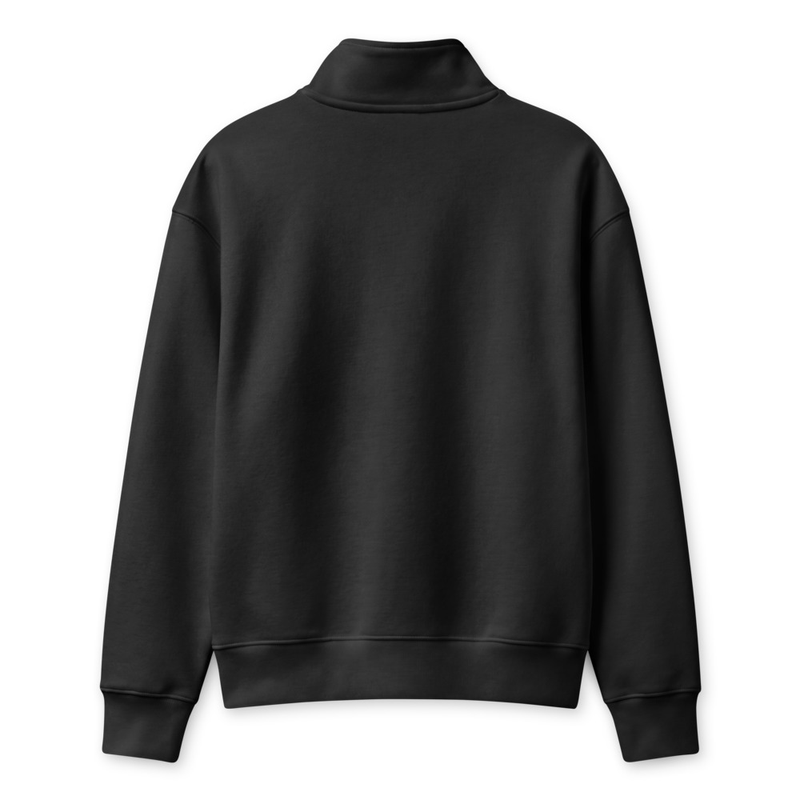 Unisex half-zip pullover view 2
