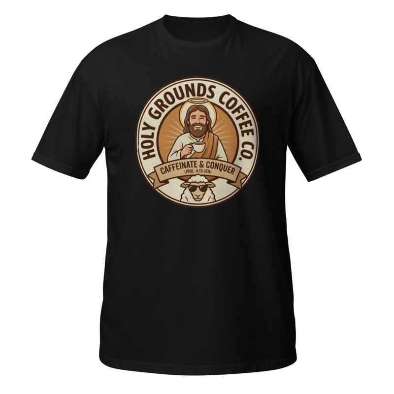 Holy Grounds Coffee T-Shirt