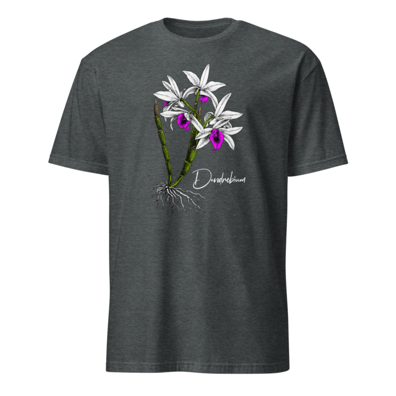 Dendrobium v1 Shirt – S, Dark Heather