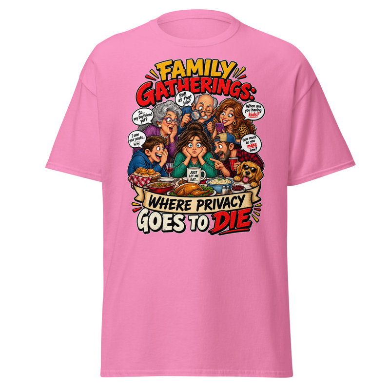 Family Privacy - Unisex classic tee – S, Azalea