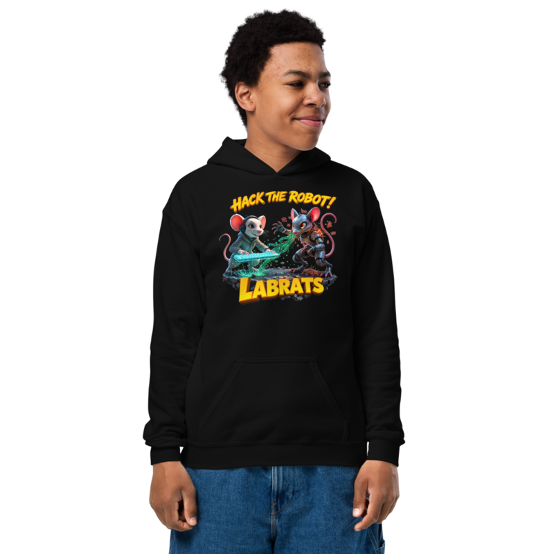Hack The Robot Kids Hoodie