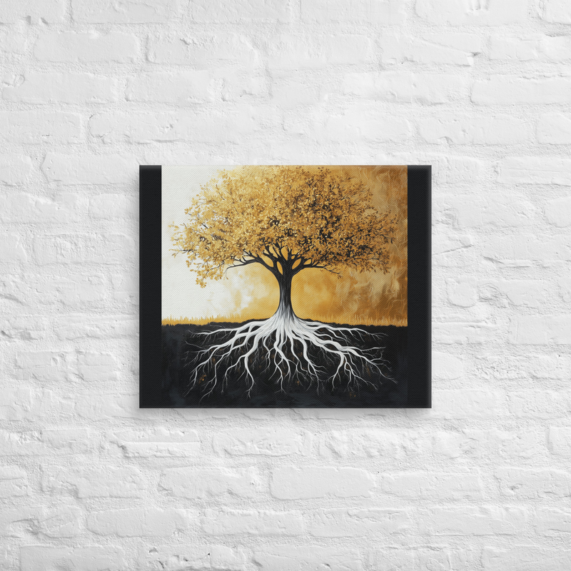 The Roots Of Success | Tree to Growth on Canvas | Wall Art