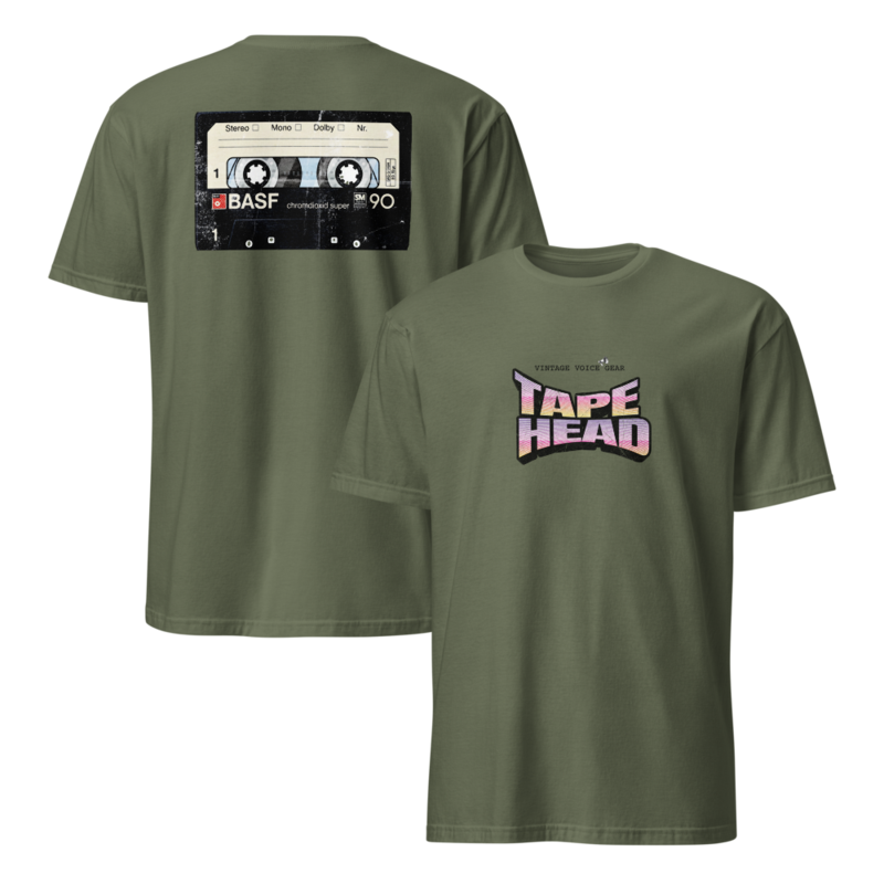 Tape Head T-Shirt – M, Military Green