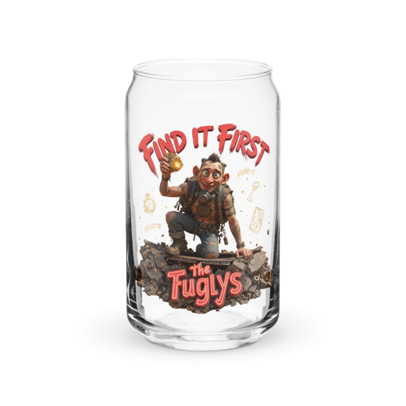 Clyde - Find It First 16oz Can Glass