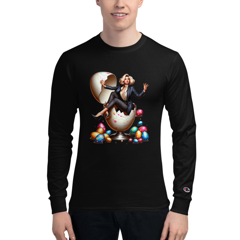Egg-straordinary Easter Surprise - Men's Champion Long Sleeve Tee