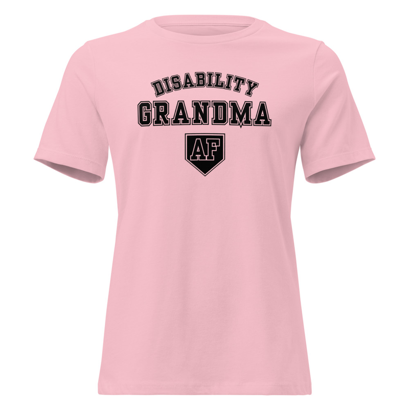 Disability Grandma AF *black text* – 3XL, Pink