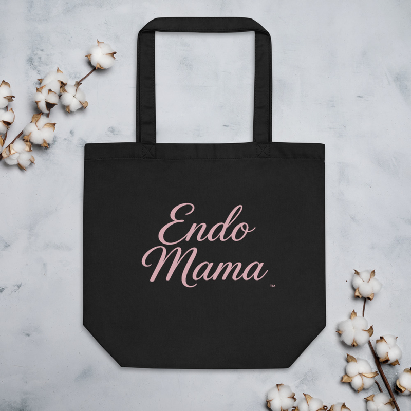 Endo Mama Eco Tote Black Bag