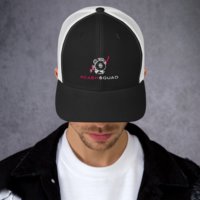 #CashSquad Hat v.2 – One size, Black/ White