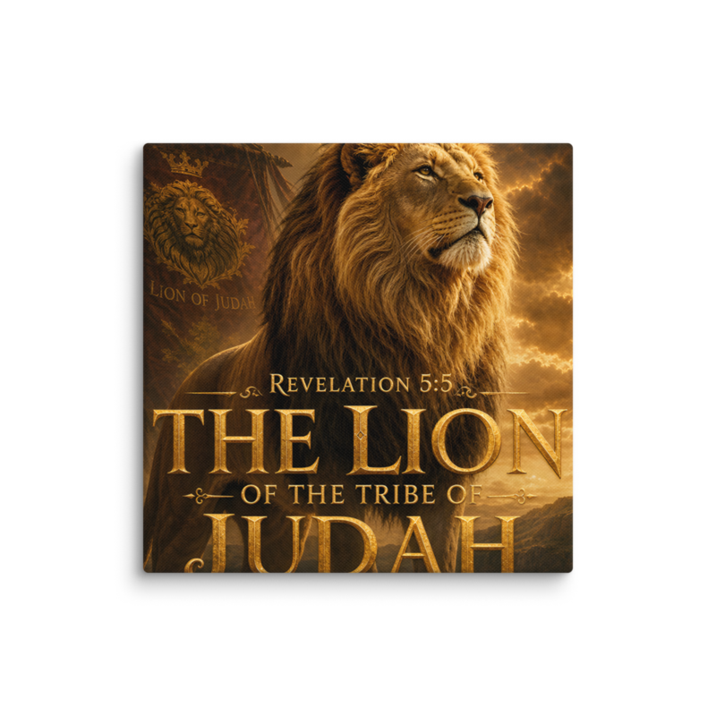 Lion of Judah (Gold) — Canvas