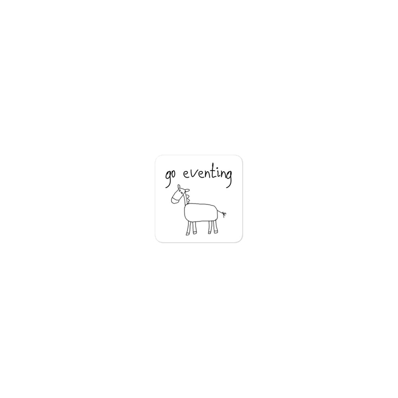 Stick Horse Go Eventing Vinyl Sticker