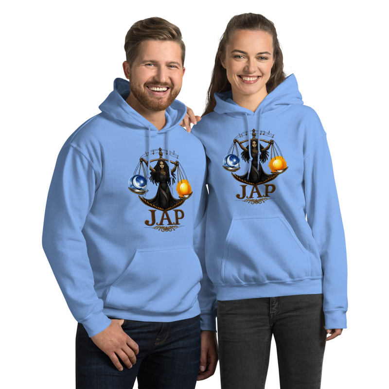 J.A.P Goddess Unisex Hoodie – S, Carolina Blue