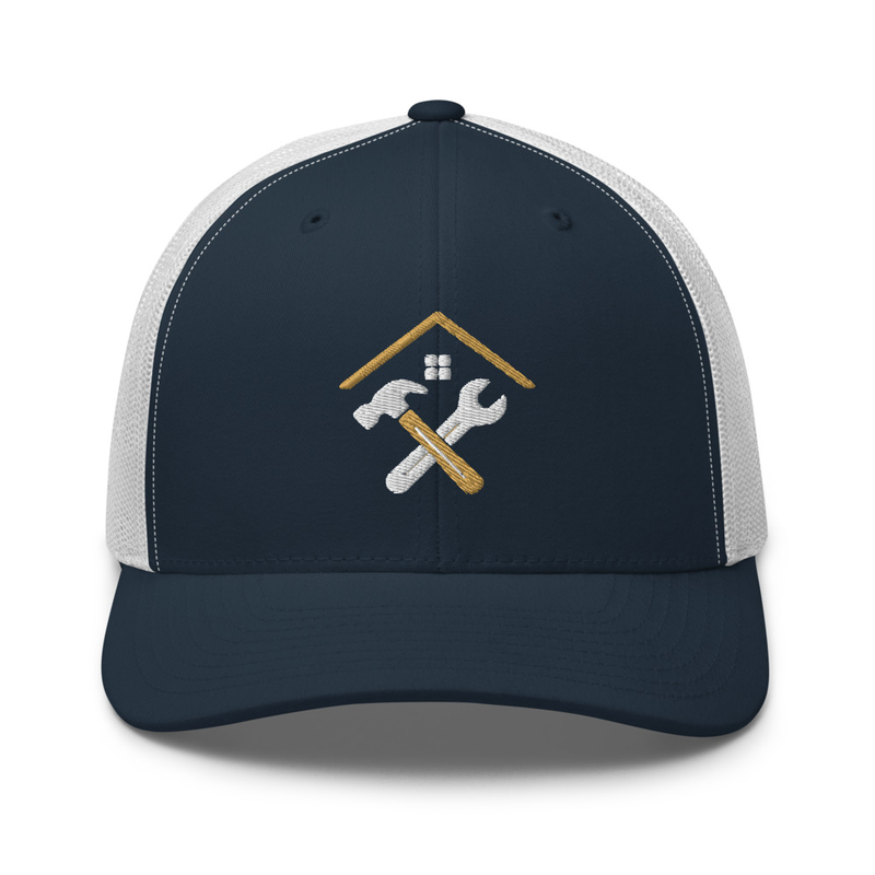 Partain Trucker Hat – One size, Navy/ White