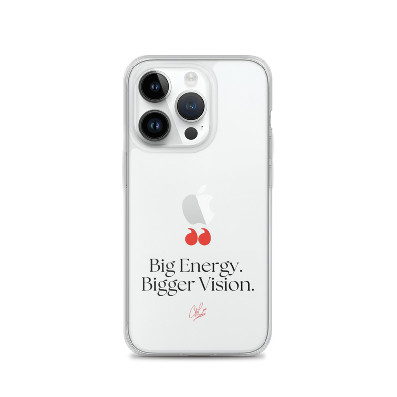 Big Energy. Bigger Vision. Clear Case for iPhone® – iPhone 14 Pro