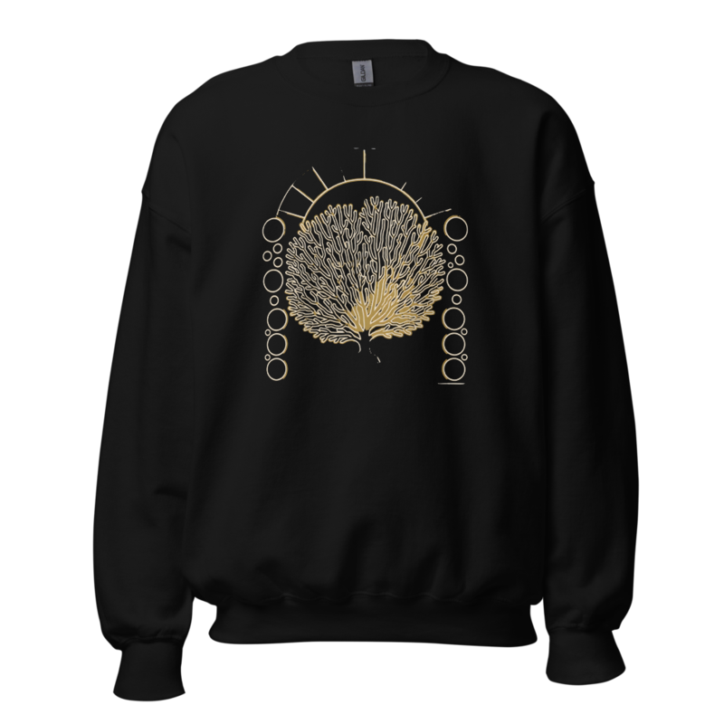 Gilded Gorgonian Crest Crewneck (Artist Series) mockup