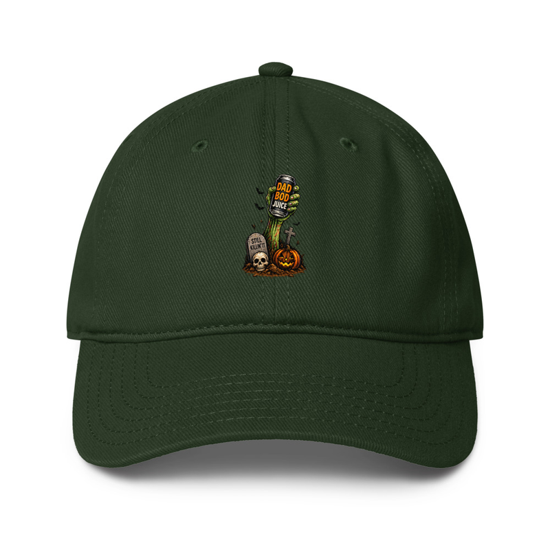 Dad Bod Juice Low-profile baseball cap – One size, Dark Green