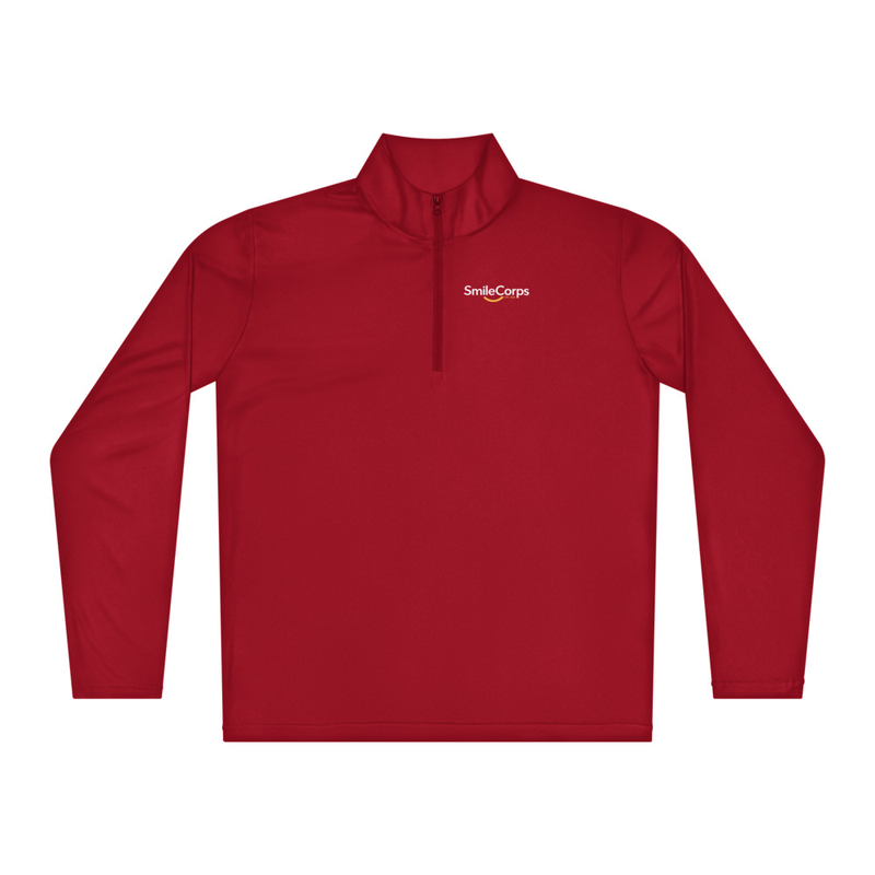 SmileCorps™ Founder Edition Quarter-Zip | 1776–2026 – XS, True Red