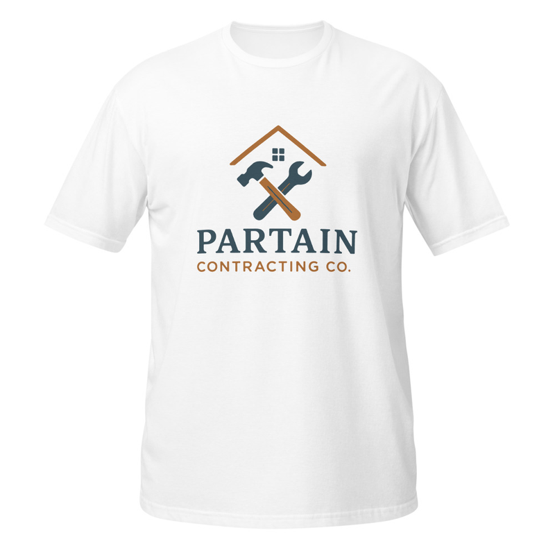 Partain Logo Tee – XS, White