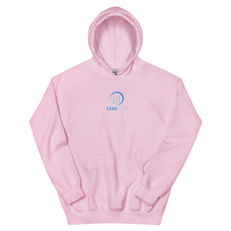 Cashflow Investing Inc Embroidered Hoodie v.1 – XL, Light Pink