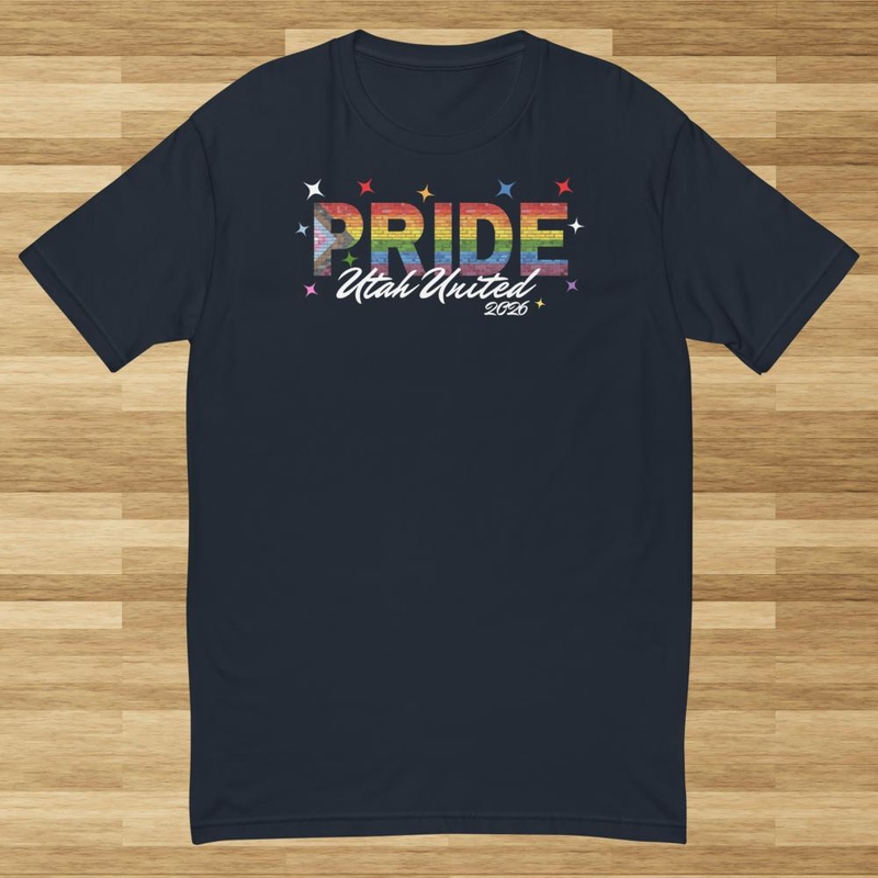Utah Pride 2026 | Short Sleeve T-shirt – XS, Midnight Navy