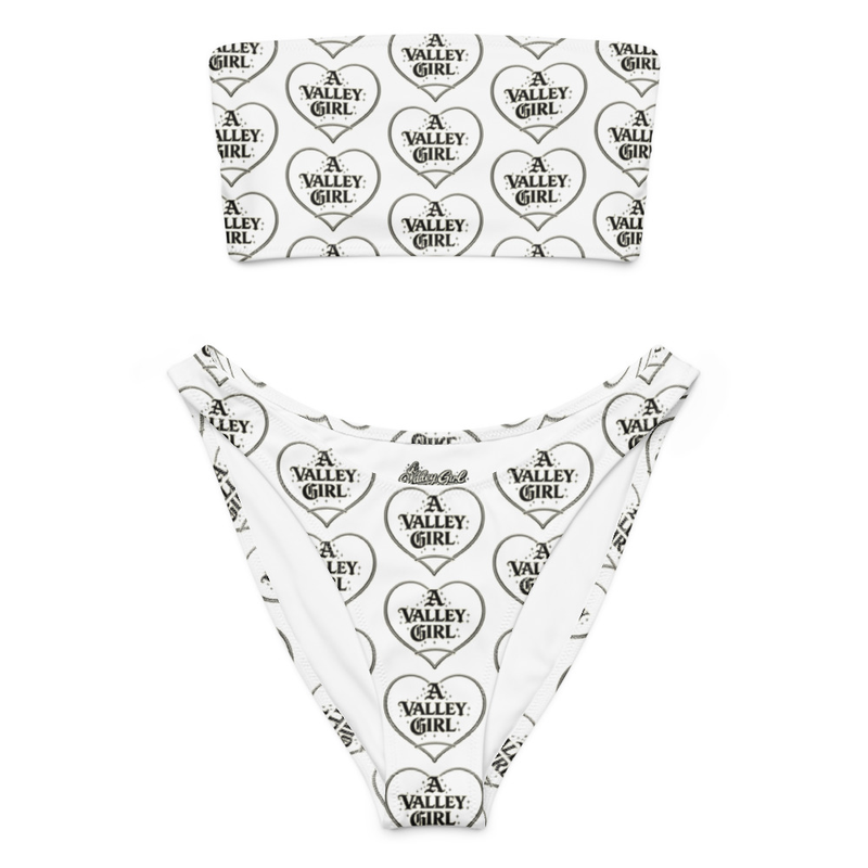 "A Valley Girl" bandeau bikini