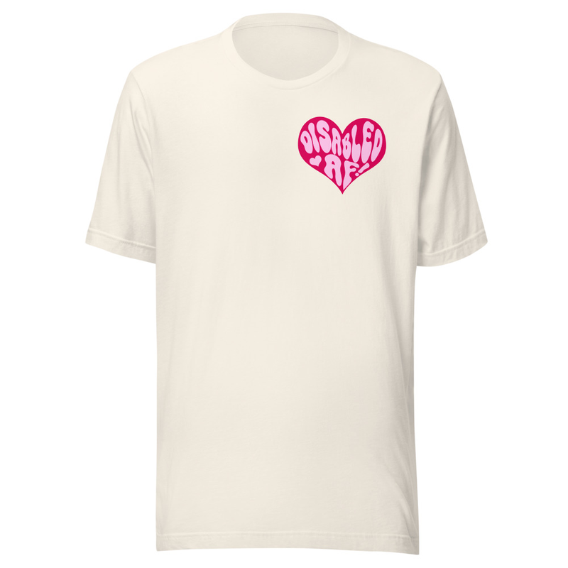 Disabled AF Heart – 2XL, Vintage White