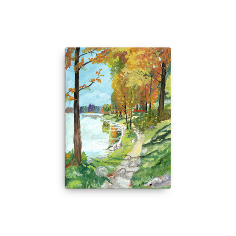 Autumn Walk [Canvas] – 12″×16″