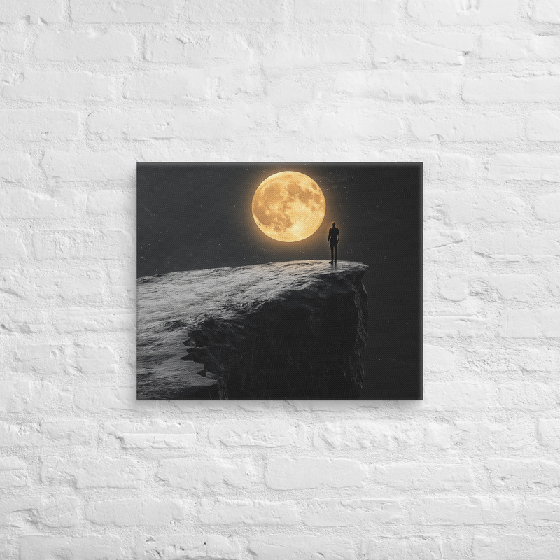 Moonlight Inspiration Wall Art on Canvas