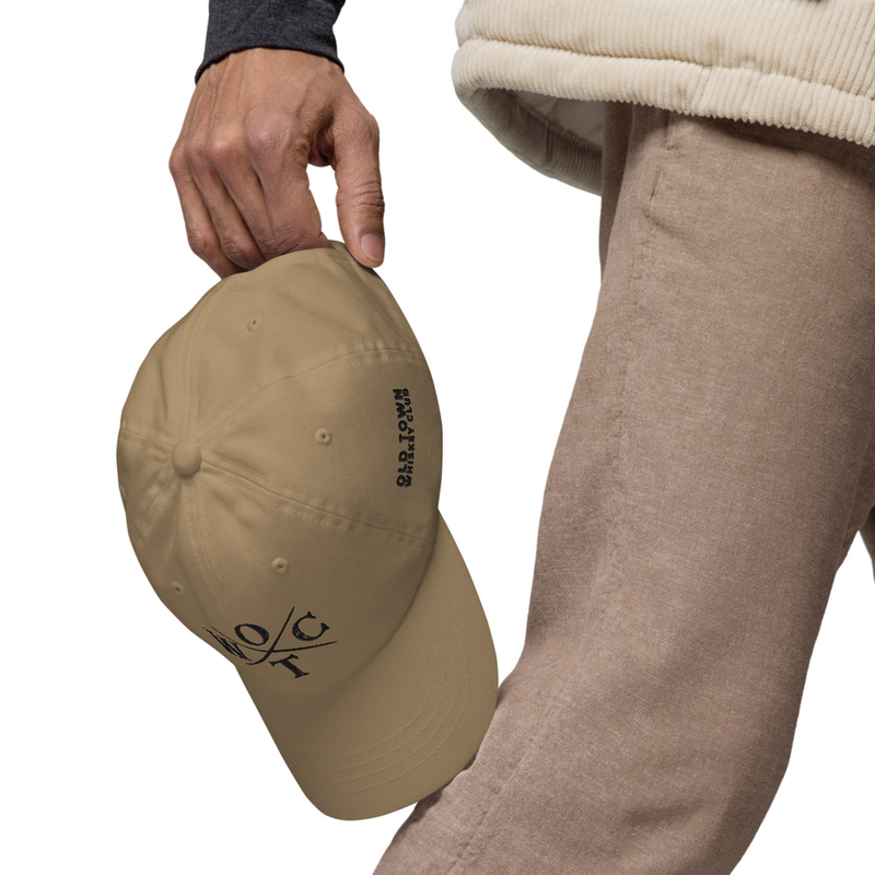 OTWC - Dad Hat - Black Text – One size, Khaki