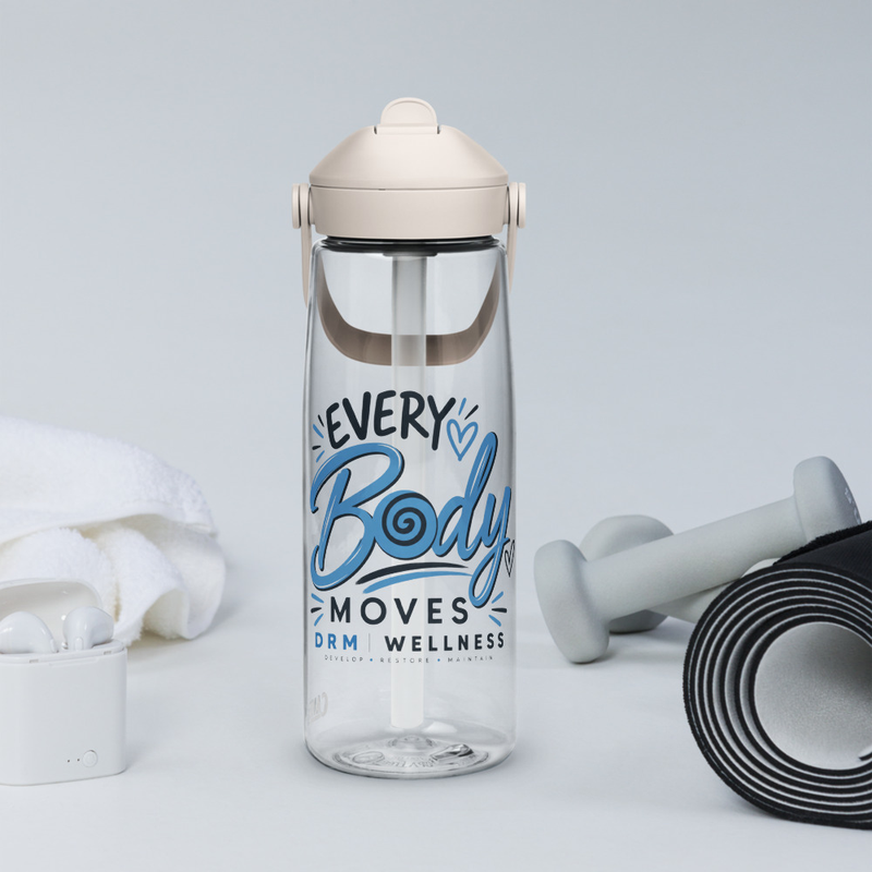 Every Body Moves CamelBak® Water Bottle | Every Body. Every Ability. – 25 oz, Clear