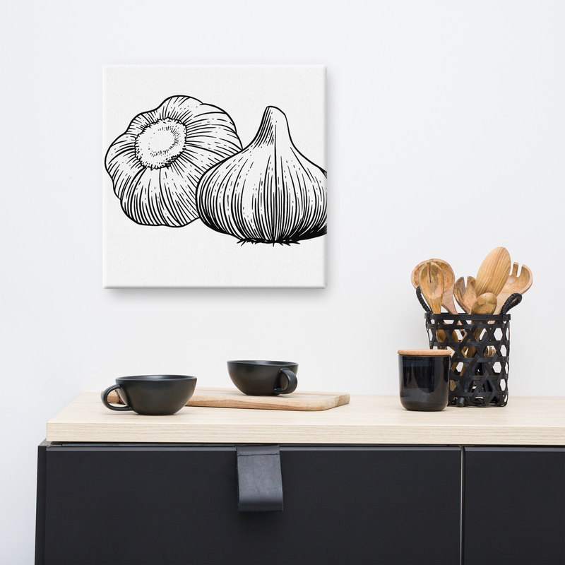 Garlic on Canvas