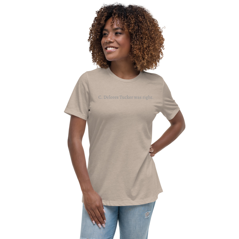 C. Delores Tucker Tee - Grey (Women's) – Image 18