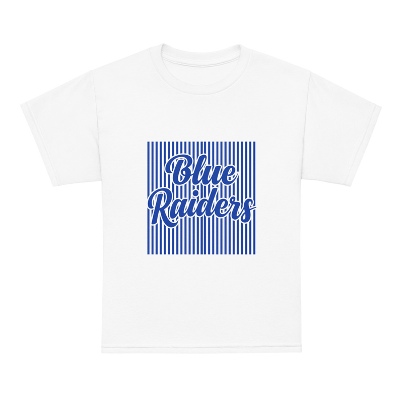 Vintage Blue Raiders Youth t-shirt – XL, White