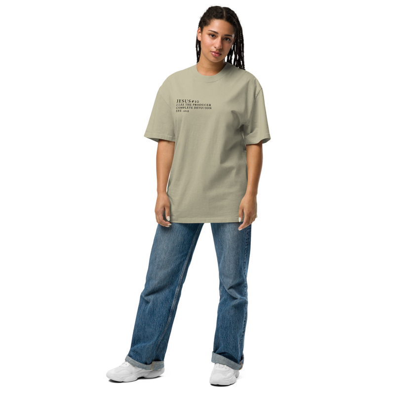 My Messiah Oversized faded t-shirt