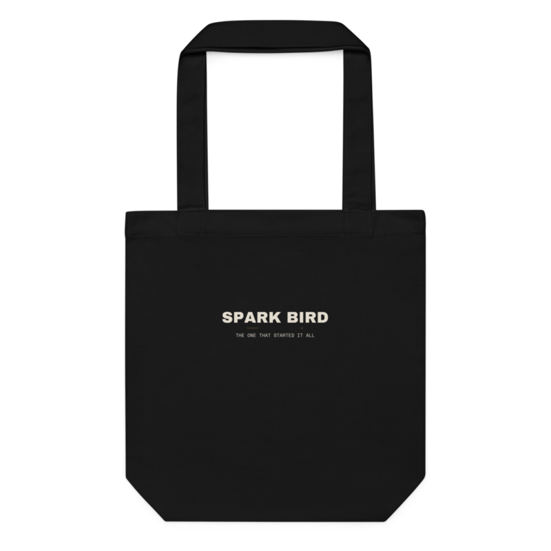 SPARK BIRD Tote mockup