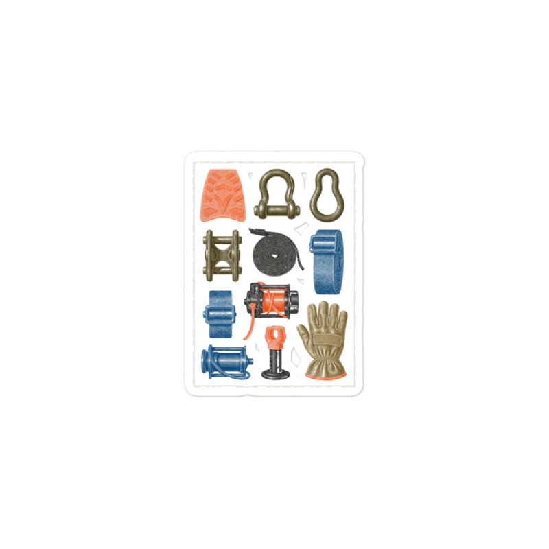 The Recovery Kit Sticker mockup